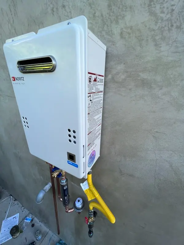 Tankless water heater installation for California Summit homes